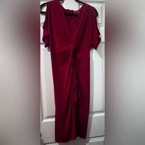 Catherine Malandrino Pink Cold Shoulder Tie Front Dress Size 8